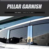 YOURS Y405-011 90 Series VOXY noah Plated Pillar Garnish, 6 Pieces, Dedicated Design, Easy Installation, Toyota Voxy NOAH 90 CUSTOM PARTS