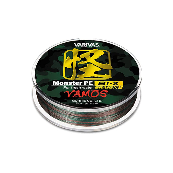 VARIVAS PE Line, Monster Fish, PE Si-X, Chamois, Camouflage