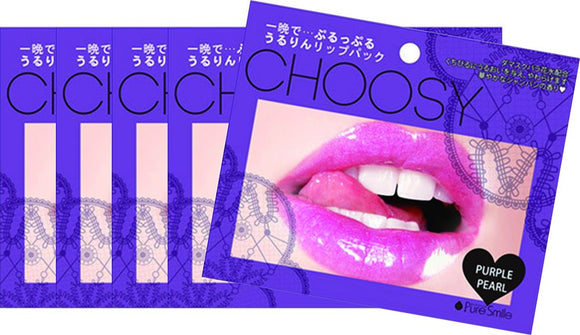 Pure Smile CHOOSY2 Choosy2 Lip Pack Purple Pearl 5 Pack