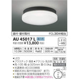 Koizumi Lighting AU45017L Rainproof and Moisture-Proof Under-Eaves, Direct Mounting, Wall Mounting, Equivalent to FCL30W, Daylight White, Black