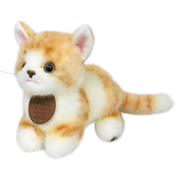 Graceful Cat (Made in Japan) Kneading Munchikan Gold Standing Plush Toy, Total Length 8.3 inches (21 cm)