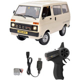 WPL Japan D42 WPL Genuine Product, Technical Compliance Certified, 110 Scale, Kei Van with Battery, RC Car, Childrens Toy, Retro, Predecessor Color, Present, For Children (White)