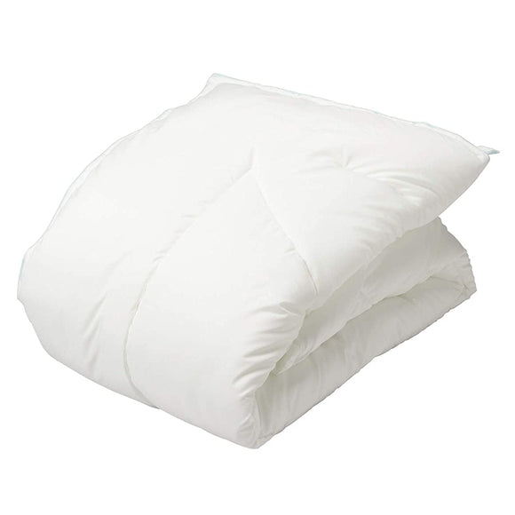 Nishikawa AB00150081W Comforter, Single, Washable, Antibacterial, Retains Effect, Reduces bacterial Growth, Medic Pure White