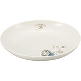 Doraemon 105156 Joyful Time Curry & Pasta Plate, 9.3 inches (23.5 cm), White