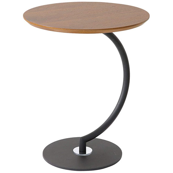 Azuma Craft SST-960 Brass Side Table, Width 18.1 x Height 21.7 inches (46 x 55 cm)