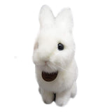 Plush suhuru Rabbit Sitting Gray , whites