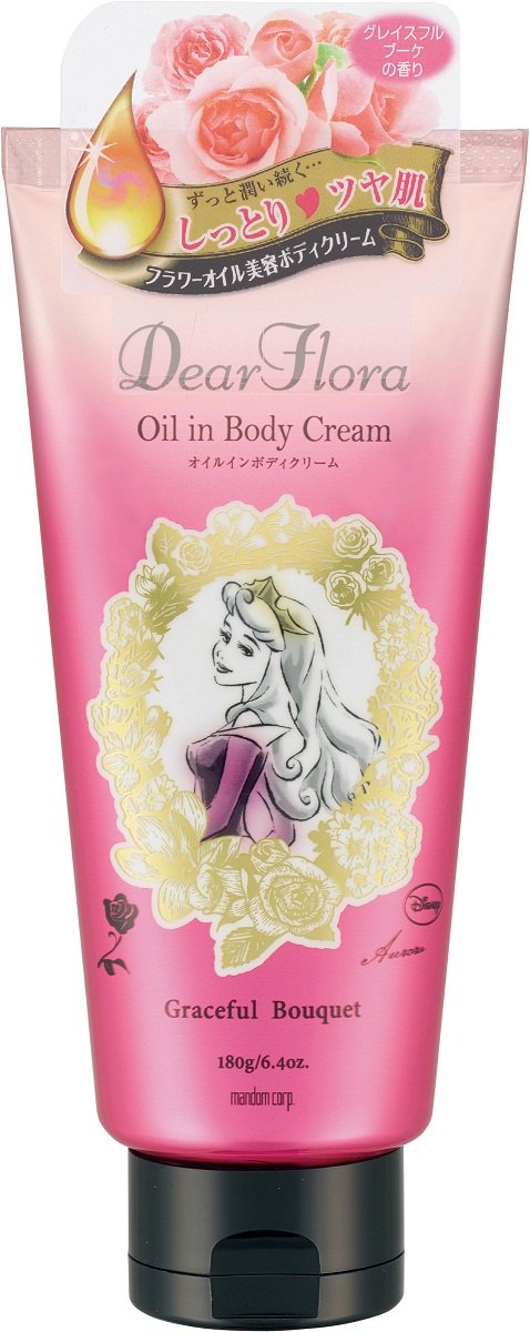 Mandom Dear Flora Oil in Body Cream Graceful Bouquet 180g