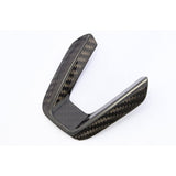 KENSTYLE (Kenstyle) Original Steering MD01C Mazda CX-5 (KF system) 2017/2 ~ All Black Leather (Red Stitch) & Dry Carbon Panel