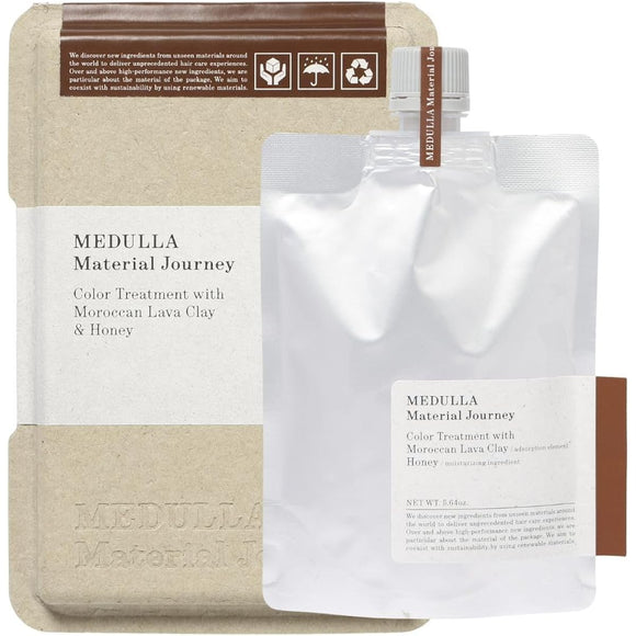 MEDULLA Material Journey Color Treatment 1 bottle 160g <Caramel Brown> (Clay/Honey) Hair Color Gray Hair Dye