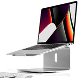 LOE Laptop Stand 360 Degree Swivel Stand for 11-17 Inch Aluminum (Silver)