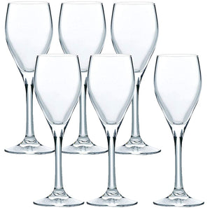 Toyo-Sasaki Glass SQ-04254HS Champagne Glass, Vintage, 4.9 fl oz (140 ml), Made in Japan, Dishwasher Safe, Set of 6