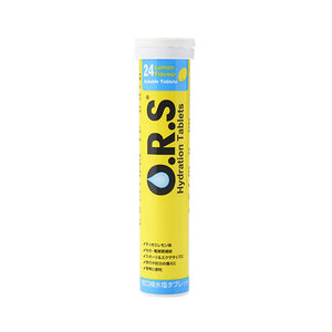 [O.R.S] Oral Rehydration Salt Tablet Oral Rehydration Solution 24 Lemon Flavor ORS-L24
