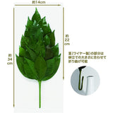 A&K Premium Sakaki Preserved (M Size Camellia Leaf Extended Version/1 Pair/Approx. Height 13.4 inches (34 cm) x Width 5.5 inches (14 cm)), Made of Tanba High Quality Camellia Leaf Shrine