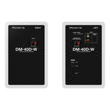 Pioneer DJ 4" 2-way Active Monitor Speaker DM-40D-W (White)
