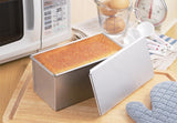 Tiger Crown 2383 Bread Pan, Silver, 3.7 x 7.5 x 3.7 inches (95 x 190 x 95 mm), 1 Loaf, Steel Aluminum Plated