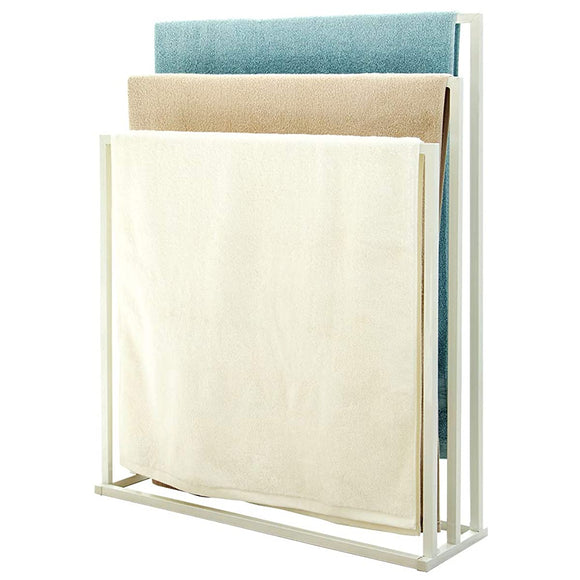 Iris Plaza Towel hanger Towel rack White Width 65cm L size THP-650