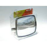 Jet INOUE 501532 SQUARE SIDE SIDE SIDE MIRROR, CURVED LENS, 300R, Wide Mirror, Truck Side Mirror, Black