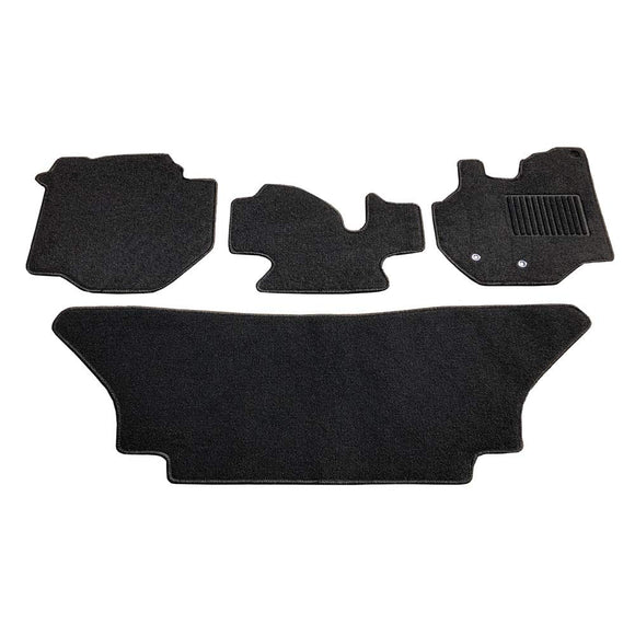 Aurele Car Mat Floor Mat (Toyota High Ace Van/Regiusace Standard Body Super GL) Black Domestic Production, Anti-Slip Shape Car Mat