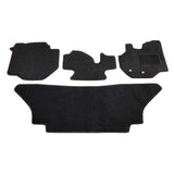 Aurele Car Mat Floor Mat (Toyota High Ace Van/Regiusace Standard Body Super GL) Black Domestic Production, Anti-Slip Shape Car Mat