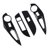 NewKingz Corolla Sport 210 Series Touring Sedan Parts Accessories Interior Panel Door Switch Cover (Carbon Tone)