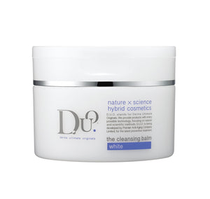 D.U.O. The Cleansing Balm White 90g Makeup Remover [Natural Clay Ghassoul x Bright Care] For Clear Skin <Uneven Skin Color Aging> Eyelashes OK W No need to wash your face