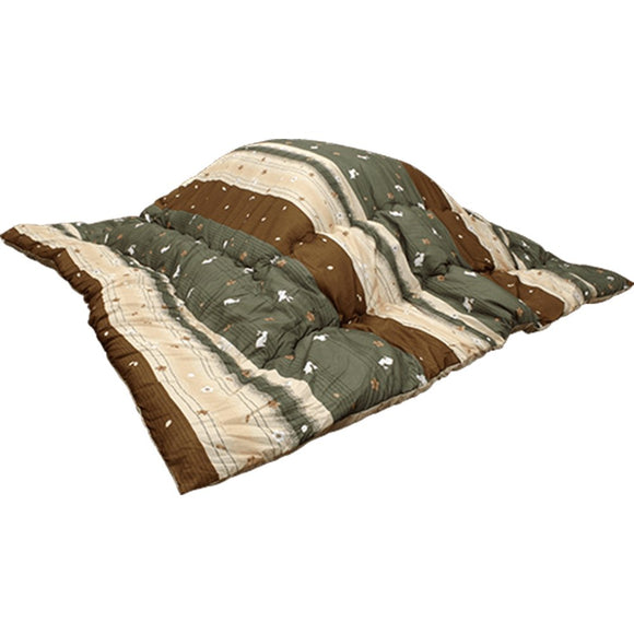Arie Kotatsu Futon, Rectangular Comforter, Japanese Gokoro 81.0 x 11.2 inches (205 x 285 cm), Green
