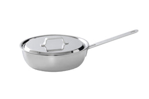 Professional Secrets Chinese Pot Silver 24 CM Chinese Nabe Sauteuse 24 cm 1029