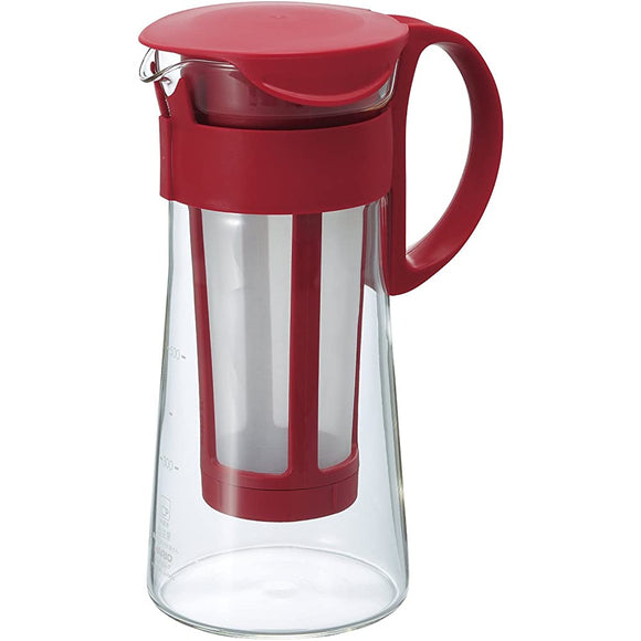 Hario Water Brew Coffee Pot, 600ml, Red