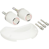 Agras (Agras) Racing Slider 3-piece Set Generator B Logo (Frame type) Juracon: White GSX1300R Hayabusa [Hayabusa] (99-07) 342-369-004X