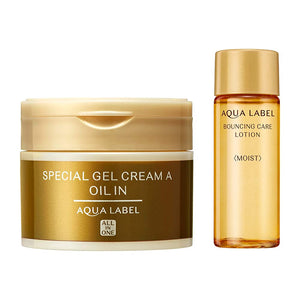 AQUALABEL AQUALABEL Special Gel Cream A (Oil-in) Set a All-in-one 90g+18mL