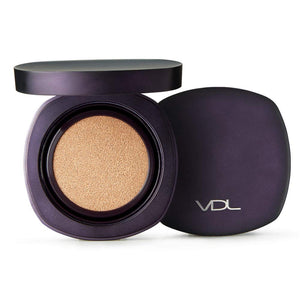 VDL Expert Perfect Fit Cushion (with main body, refill, and puff) A02 Light Ocher Cushion Foundation SPF35 PA++ Korean Cosmetics Glossy Skin Coverage Official Japanese Product