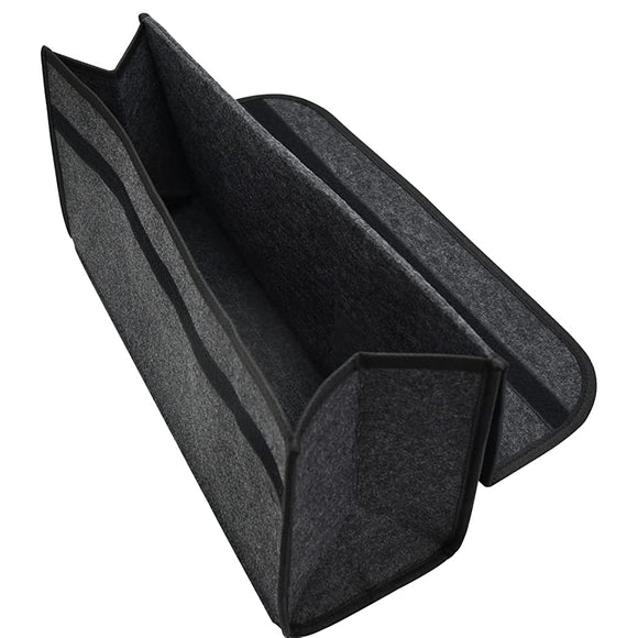 Trunk Bag, Car Storage Box, Multi-Functional, Felt Material, Anti-Slip, Foldable, Handle Included, Portable