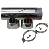 Drum can rocket incinerator options (chimney top T Kasa)