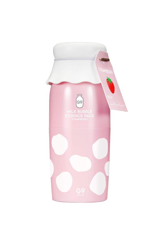 GR G9 Skin Milk Bubble Essence Pack Strawberry (50mL) STRAWBERRY Serum Pack