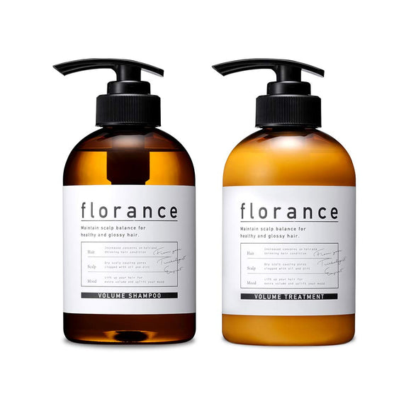 1 set each of florence volume shampoo and volume treatment