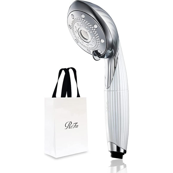 MTG ReFa Fine Bubble Pure Shower Head (ReFa FINE BUBBLE PURE) White with ReFa Original Shopper [Manufacturer Genuine Product]