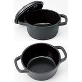 Mannen Gioia Two-Handled Pot, Casserole Pot, Cast Aluminum Pot