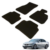 Fenice Car Mat, Floor Mat, Made in Japan (BMW 3 Series F30 F31), Right Handle, Black, Anti-Slip Shape, Non-Slip, CAR MAT