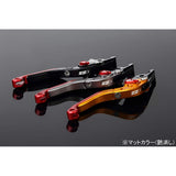 SSK Adjust Lever Workable Extended Lever body Color: Mat Black Adjuster Color: Mat Blue Extension Color: Mat Blue CBR600RR PC40 2007-2016 CBR1000RR SC59 2008-2016 LVGM012BK-BEBE