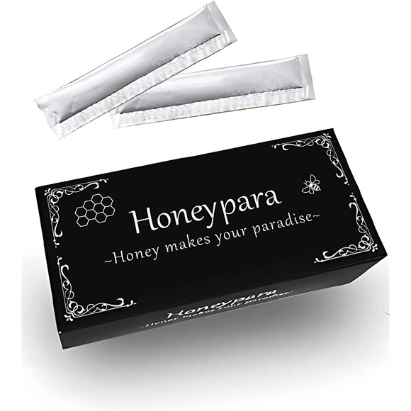 Honeypara Maca Ginseng Honey, Carefully Selected 6 Ingredients, Made in Japan, 2 Boxes (0.7 oz (20 g) Packages of 10 x 2 Boxes)