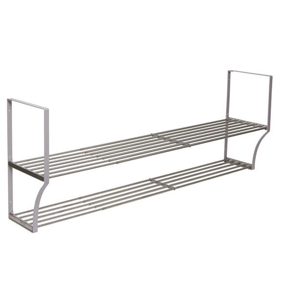 Takubo Industries TS2-120L Telescopic Pipe Shelf, 2 Tiers, Width 35.4 - 47.2 inches (90 - 120 cm)