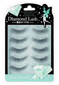 Diamond Lash Green no.
 102 5 pairs