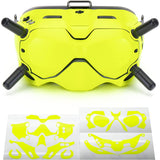 WRAPGRADE for DJI FPV Goggles V2 Skin Seal (Neon Yellow)