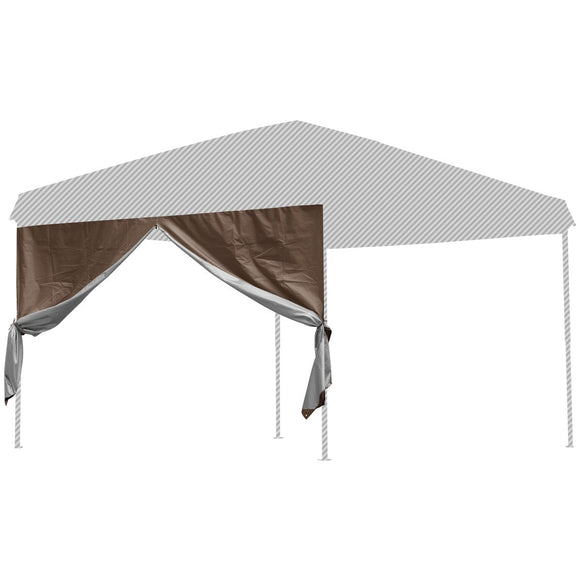 FIELDOOR Side Seat (Side Curtain) Tarp Tent 10.8 x 9.8 ft (3.0 x 3.0 m) (Side Seat Only) Wall Zip Type All 11 Types in All Steel and Aluminum (G3 Models)