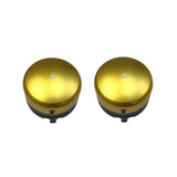 BIKERS BK-H0438-LGD Rebble 250 Aluminum Chain Adjuster Cap, 2 Pieces, Matte Light Gold