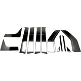 Brightz N-WGN Custom JH1 JH2 Super Mirror surface Stainless Steel Black plated Panel Vizer Unnoticed 14pc 263