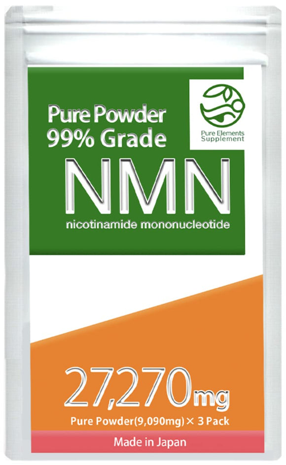 Contains 27270mg of domestically produced NMN with high purity of 99% or more Pure Powder NMN 27270 Contains 27270mg of NMN Pure Elements supplement Nicotinamide Mononucleotide Aging Care Sirtuin