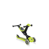 GLOBBER WLGB644106 Glock Kickboard Three Wheel for Kids 1 Year Old and Up Height Adjustable Outdoor Play Exercise Play Kick Scooter Go Up/Lime Green, green, (lime green)