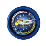 Double Train Bullet Train Clock SR-WC16001 BL (Blue)