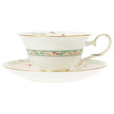 Noritake Bone China Cup and Saucer Set, Hana Sarasa Series